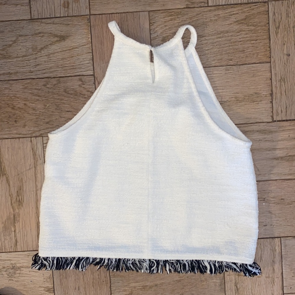 Zara TRF ruffle halter top. Like new - Picture 4 of 6